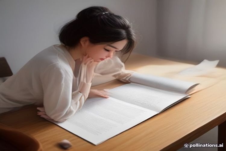 Hands examining paper stock and book dummy samples on a wooden table.